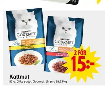 Matöppet Kattmat erbjuda