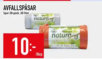 Matdax AVFALLSPÅSAR erbjuda