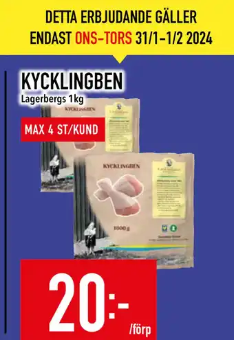 Matdax KYCKLINGBEN erbjuda