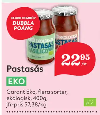 Hemköp Pastasås erbjuda