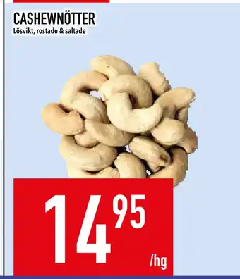 Matdax CASHEWNÖTTER erbjuda