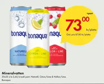 Snabbgross Mineralvatten erbjuda