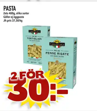 Supergrossen PASTA erbjuda