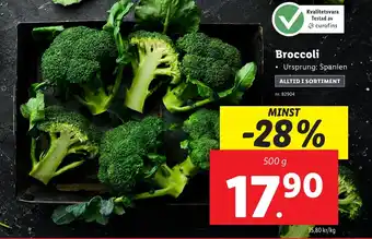 Lidl Broccoli erbjuda
