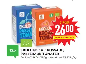 Willys Hemma EKOLOGISKA KROSSADE, PASSERADE TOMATER erbjuda