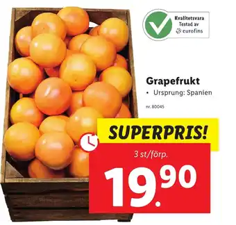 Lidl Grapefrukt erbjuda