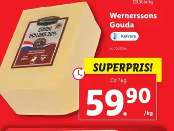 Lidl Wernerssons Gouda erbjuda