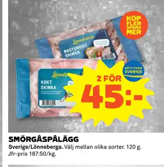 Coop SMÖRGÅSPÅLÄGG erbjuda