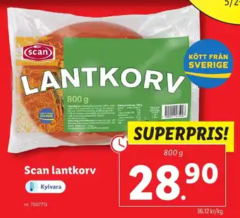 Lidl Scan lantkorv erbjuda