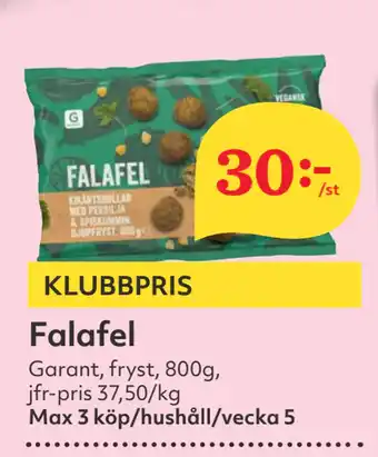 Hemköp Falafel erbjuda