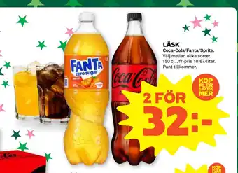 Stora Coop LÄSK erbjuda