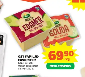 Coop Forum OST FAMILJEFAVORITER erbjuda