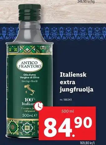 Lidl Italiensk extra jungfruolja erbjuda