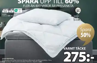 JYSK ULVIK FIBERTÄCKE erbjuda