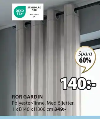 JYSK ROR GARDIN erbjuda
