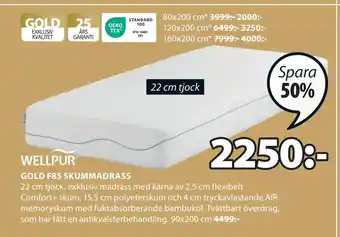 JYSK GOLD F85 SKUMMADRASS erbjuda