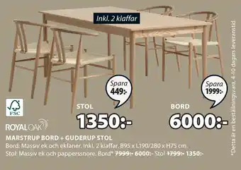 JYSK MARSTRUP BORD erbjuda