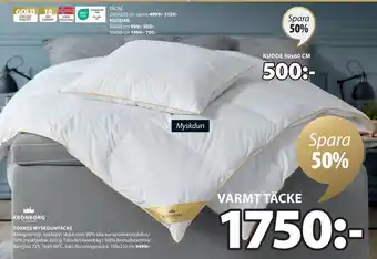 JYSK TORNES MYSKDUNTÄCKE erbjuda