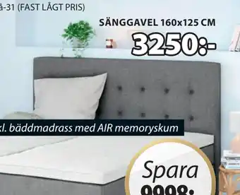 JYSK SÄNGGAVEL 160x125 CM erbjuda