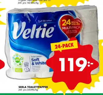 ÖoB SERLA TOALETTPAPPER erbjuda
