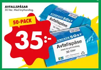 ÖoB AVFALLSPÅSAR erbjuda