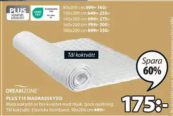 JYSK PLUS T15 MADRASSKYDD erbjuda