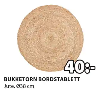 JYSK BUKKETORN BORDSTABLETT erbjuda