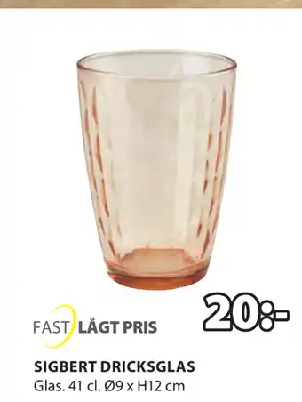 JYSK SIGBERT DRICKSGLAS erbjuda