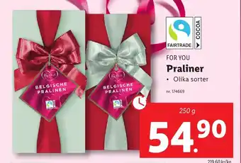 Lidl Praliner erbjuda