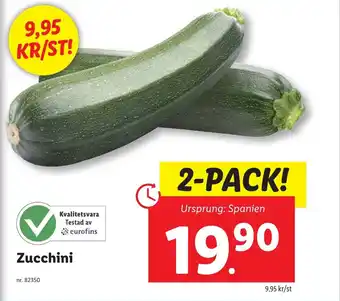 Lidl Zucchini erbjuda