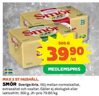 Coop Daglivs SMÖR erbjuda