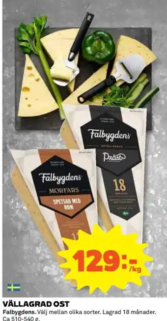 Coop Daglivs VÄLLAGRAD OST erbjuda