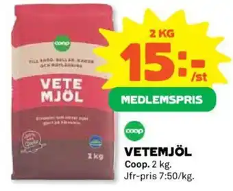 Coop Daglivs VETEMJÖL erbjuda