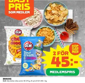 Coop Daglivs SNACKS erbjuda