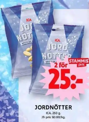 ICA Maxi JORDNÖTTER erbjuda