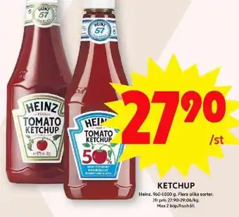 ICA Maxi KETCHUP erbjuda