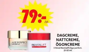 ICA Maxi DAGCREME, NATTCREME, ÖGONCREME erbjuda