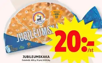 ICA Maxi JUBILEUMSKAKA erbjuda