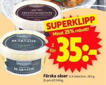 ICA Supermarket Färska såser erbjuda