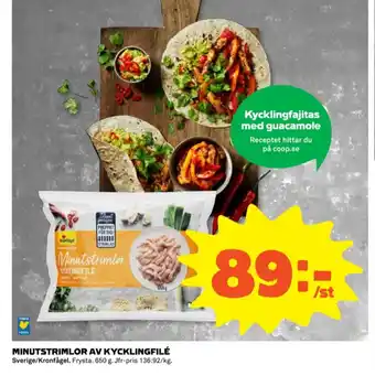 Coop Kronfågel minutfilé erbjuda