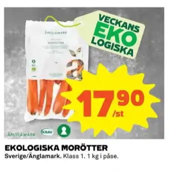 Coop Änglamark morötter erbjuda