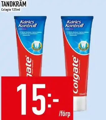 Matdax Colgate tandkräm erbjuda