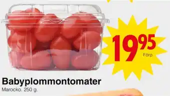 Matöppet Eldorado plommontomater erbjuda