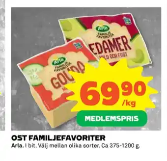 Coop Arla edamer erbjuda