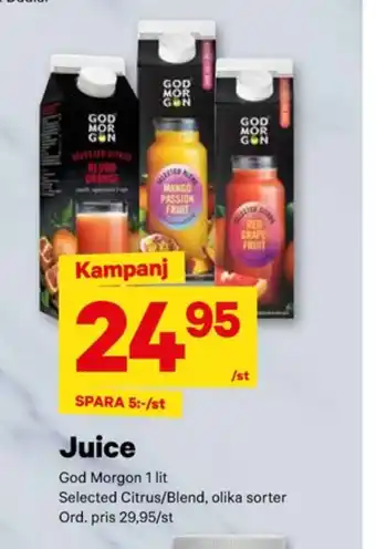 City Gross God morgon juice erbjuda