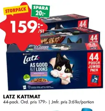 ÖoB Latz kattmat erbjuda