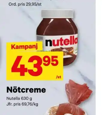 City Gross Nutella chokladpålägg erbjuda