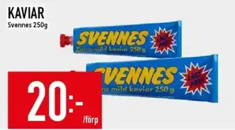Matdax Svennes kaviar erbjuda