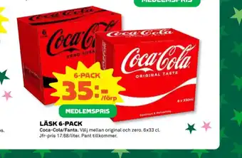 Coop Coca cola läskedryck erbjuda