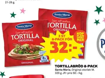 Coop Santa maria tortillas erbjuda